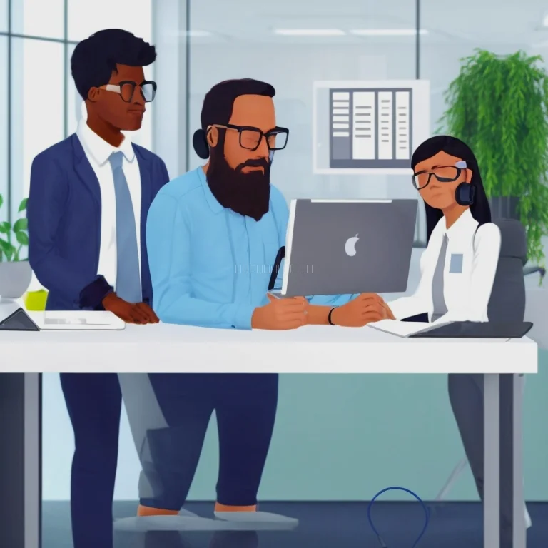 Team von IT-Spezialisten bei Nexvorn